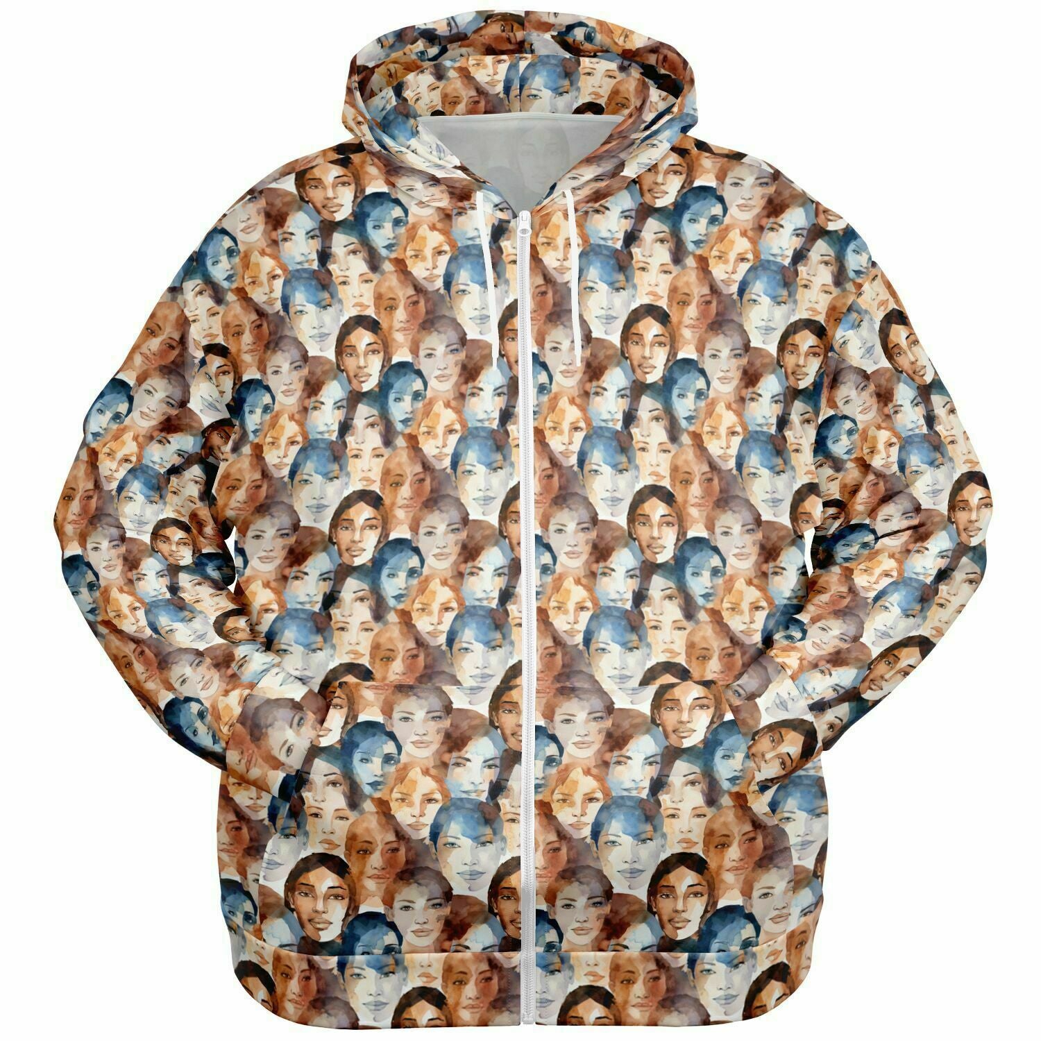 Fashion Plus-size Zip hoodie