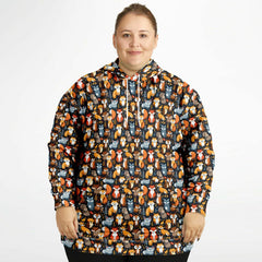 Athletic Plus-size Hoodie - AOP copy copy