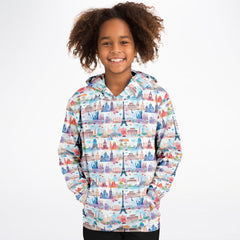 World Wonders : Icons Unite - Kids Hoodie