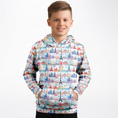 World Wonders : Icons Unite - Kids Hoodie