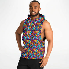 Athletic Drop Armhole Hoodie - AOP copy