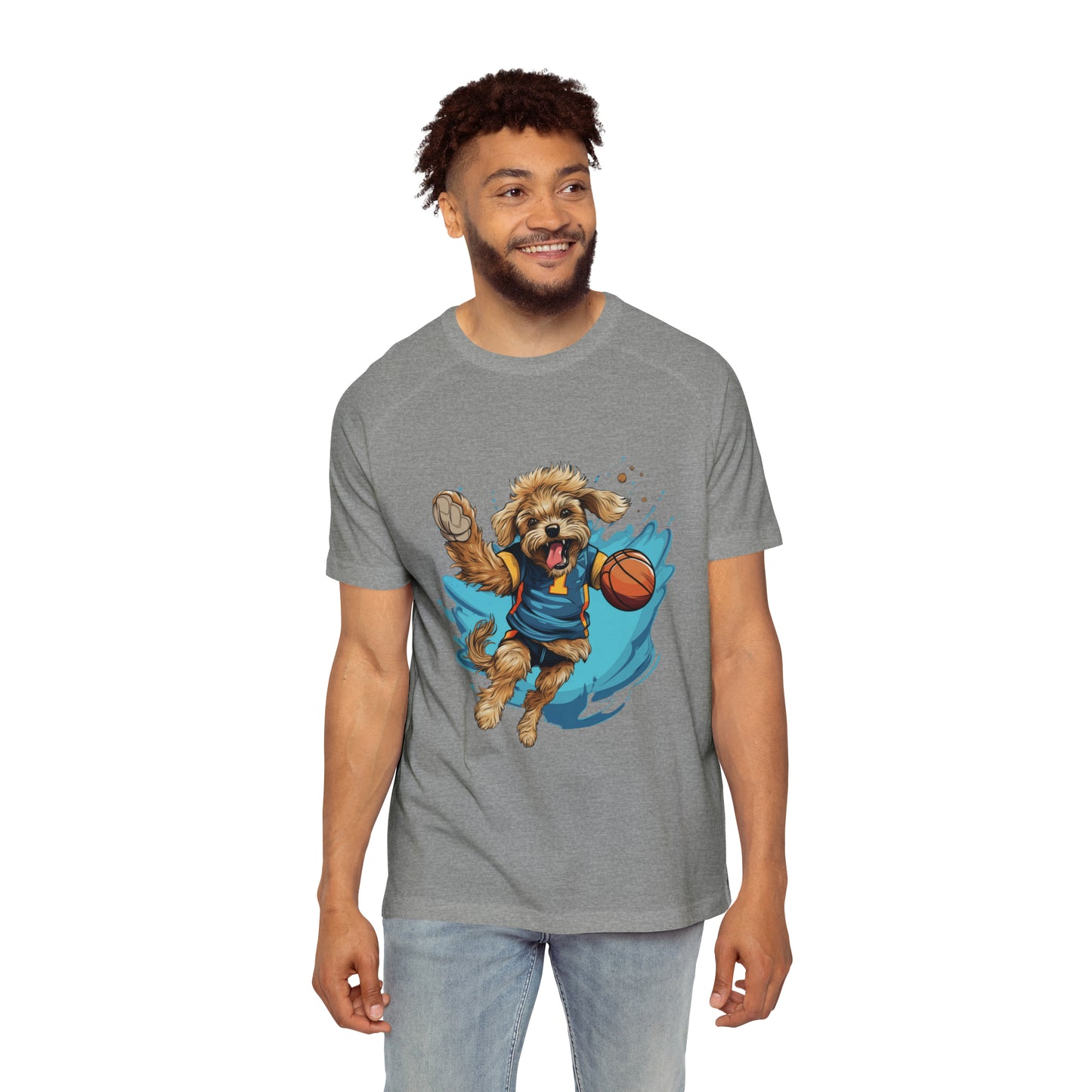 Men's Raglan T-Shirt - Pet dog