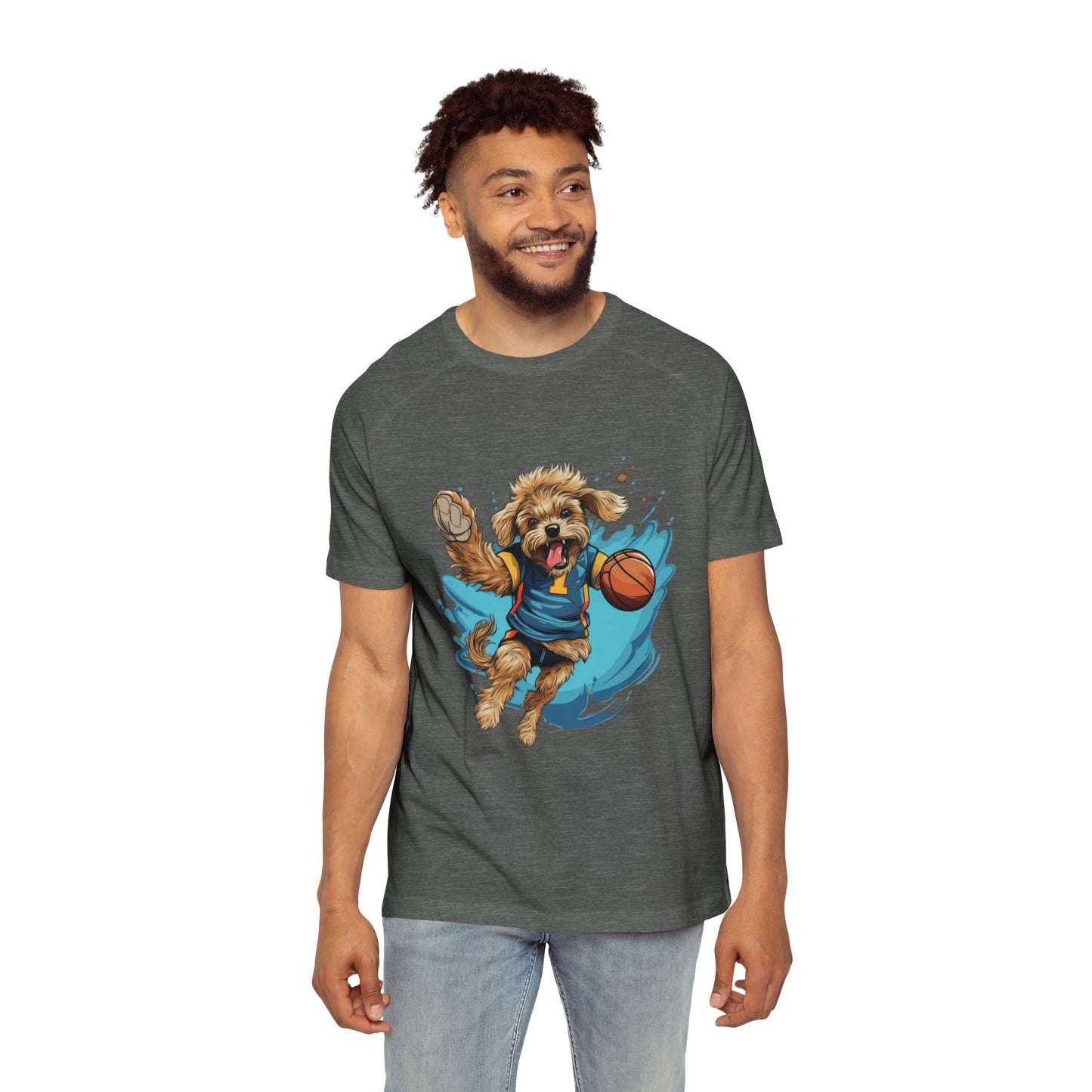 Men's Raglan T-Shirt - Pet dog