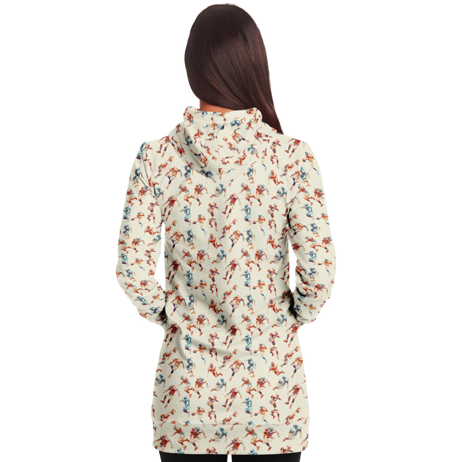 Fashion Longline Hoodie - AOP copy