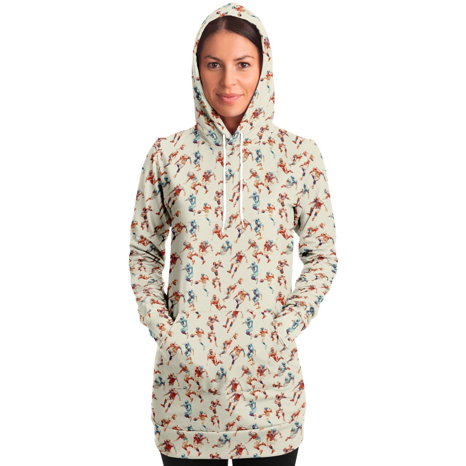 Fashion Longline Hoodie - AOP copy