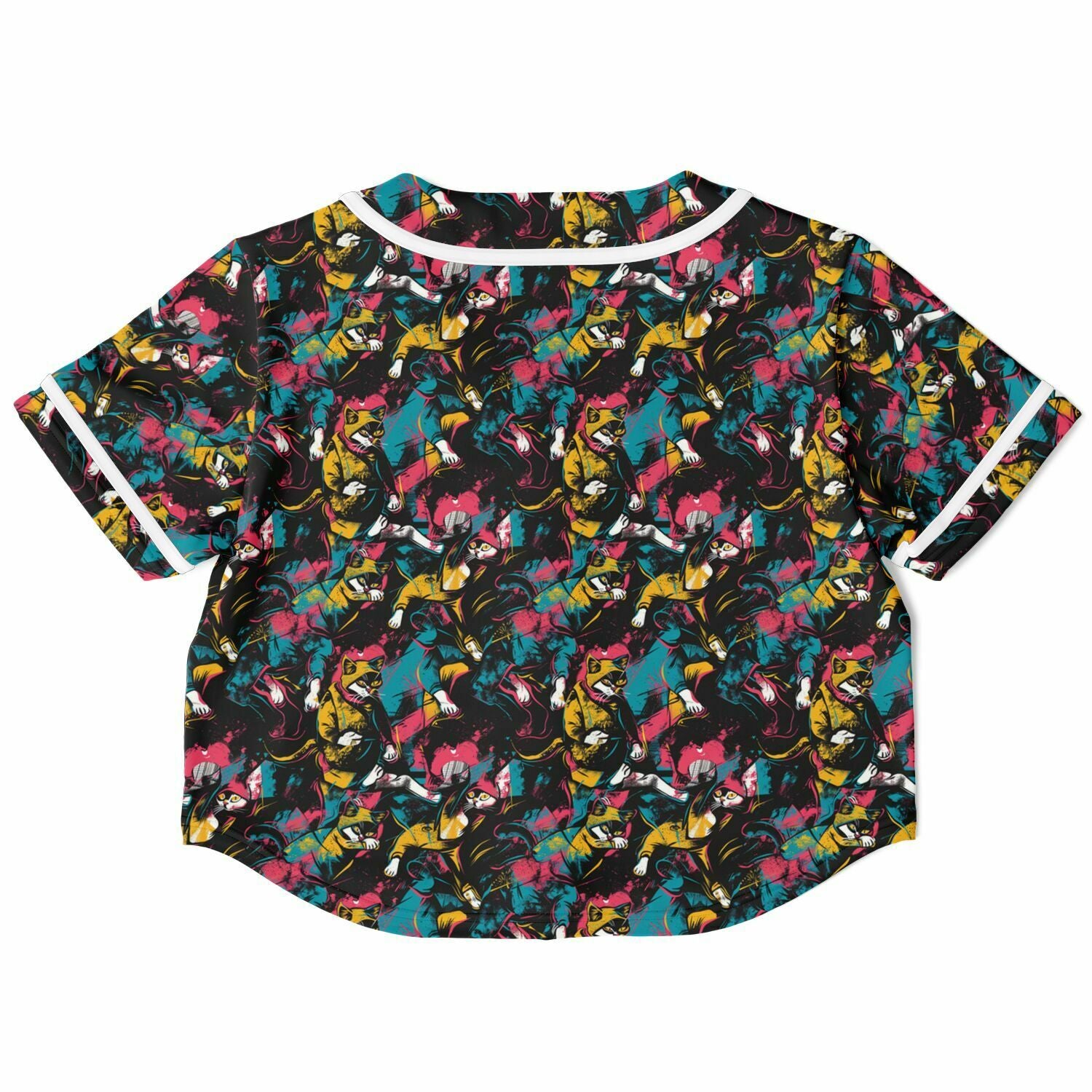 Cropped Baseball Jersey - AOP copy